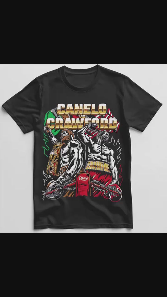 WWE Saul Canelo Alvarez vs Terrance "Bud" Crawford T shirt New  S-5XL 2025 Fight of the Century Boxing